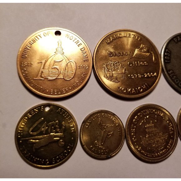 Cities and Universities Token Coin Collection Commemoratives SC436 - Picture 3 of 4